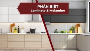 phân biệt laminate và melamine