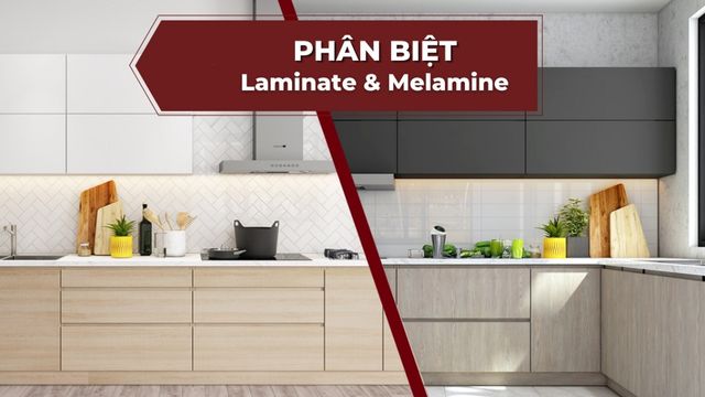 phân biệt laminate và melamine